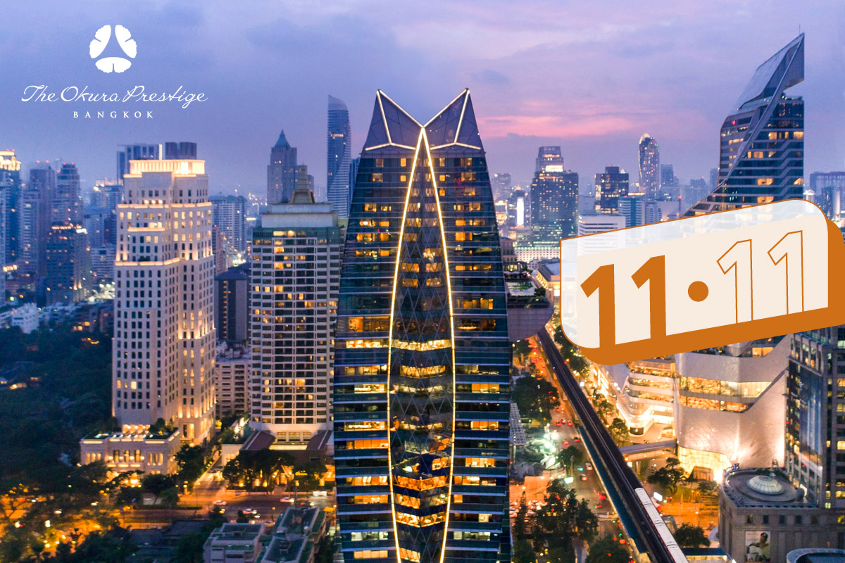 OkuraBangkok's tweet photo. เตรียมพบกับ 11.11 โปรแรงแห่งปี สนับสนุนให้คนไทยเที่ยวไปด้วยกัน พร้อมรับสิทธิ์พิเศษมากมาย
ติดตามรายละเอียดเพิ่มเติมได้ที่นี่ 20.00 น.
#theokuraprestigebangkok #okurabangkok #okurahotels #special #SpecialDeal #RoomPackage #roompromotion #roompromo #travel #travellingtogether https://t.co/107A1PKR3D