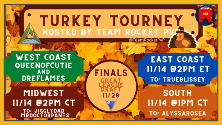 heyAlyssaRoseA's tweet photo. Southern regionals for the Turkey Tournament are this Saturday! Wanna compete to win an awesome art print from @Saidypoo ? Join us! https://t.co/skijzaJEtl Top two battlers will advance to the finals! #battlers #GirlsThatPvP https://t.co/0rAJsrkJdq