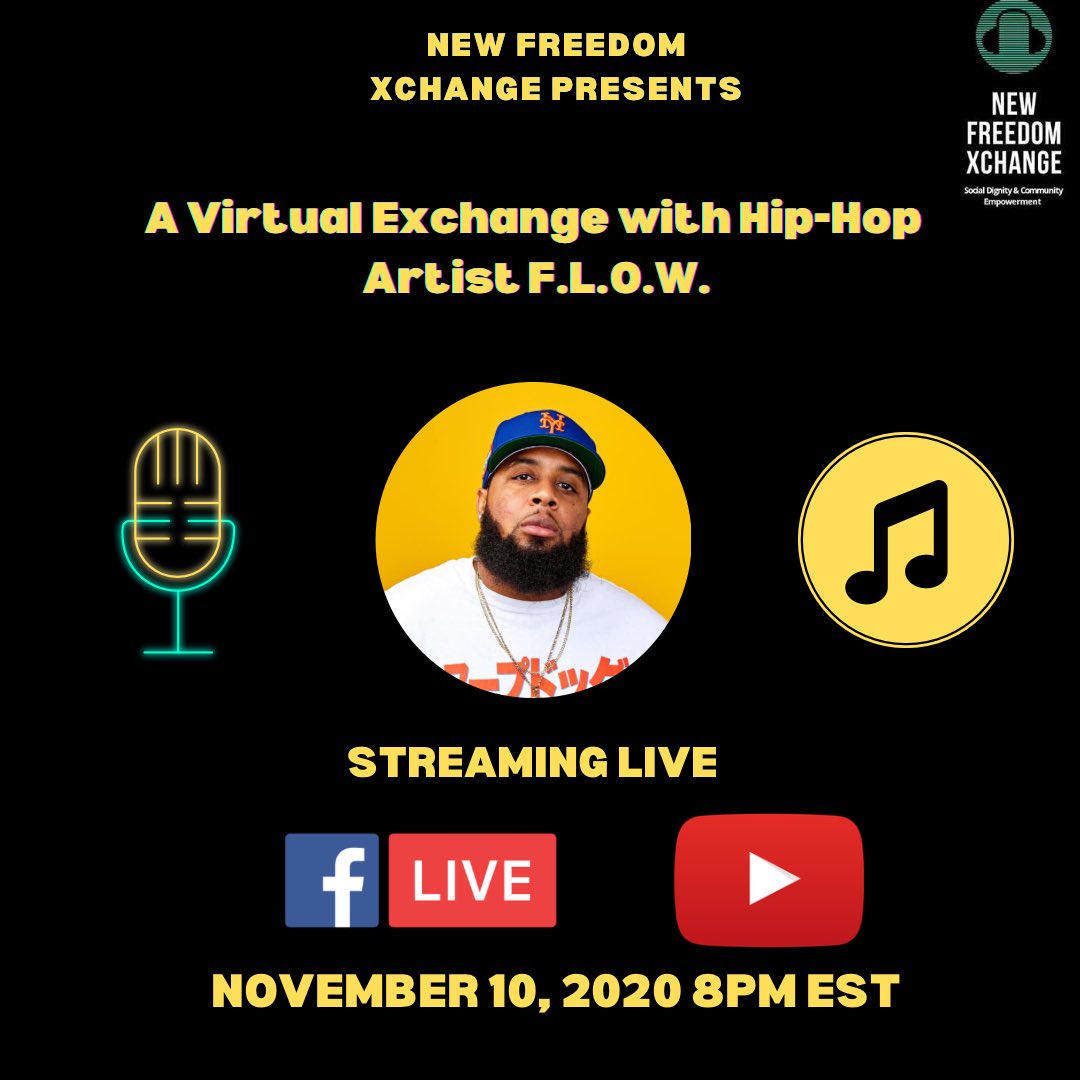 BelovedForecast's tweet photo. Chopping it with artist, entrepreneur and community activist @flow349 tomorrow night on my podcast tune in at 8pm New Freedom XChange on Facebook and YouTube. #standwithjennifer #BIGQUEENS #LoudER #YouTuber #livestreaming #hiphop #Entrepreneur https://t.co/71hRBqB3gQ