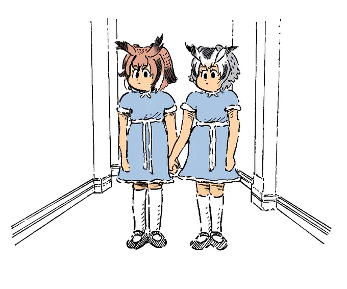 シャイニングに出てくる博士と助手(再掲) 