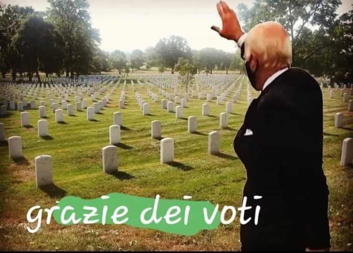 Silvia71_80's tweet photo. Secondo Rudy Giuliani, in Pennsylvania più di 20mila morti avrebbero votato Biden.
Questo fa i maricoli che manco Gesù Cristo con Lazzaro!!!
#Trump2020 💪💪💪
#stopdem https://t.co/kH1LSUYrEN