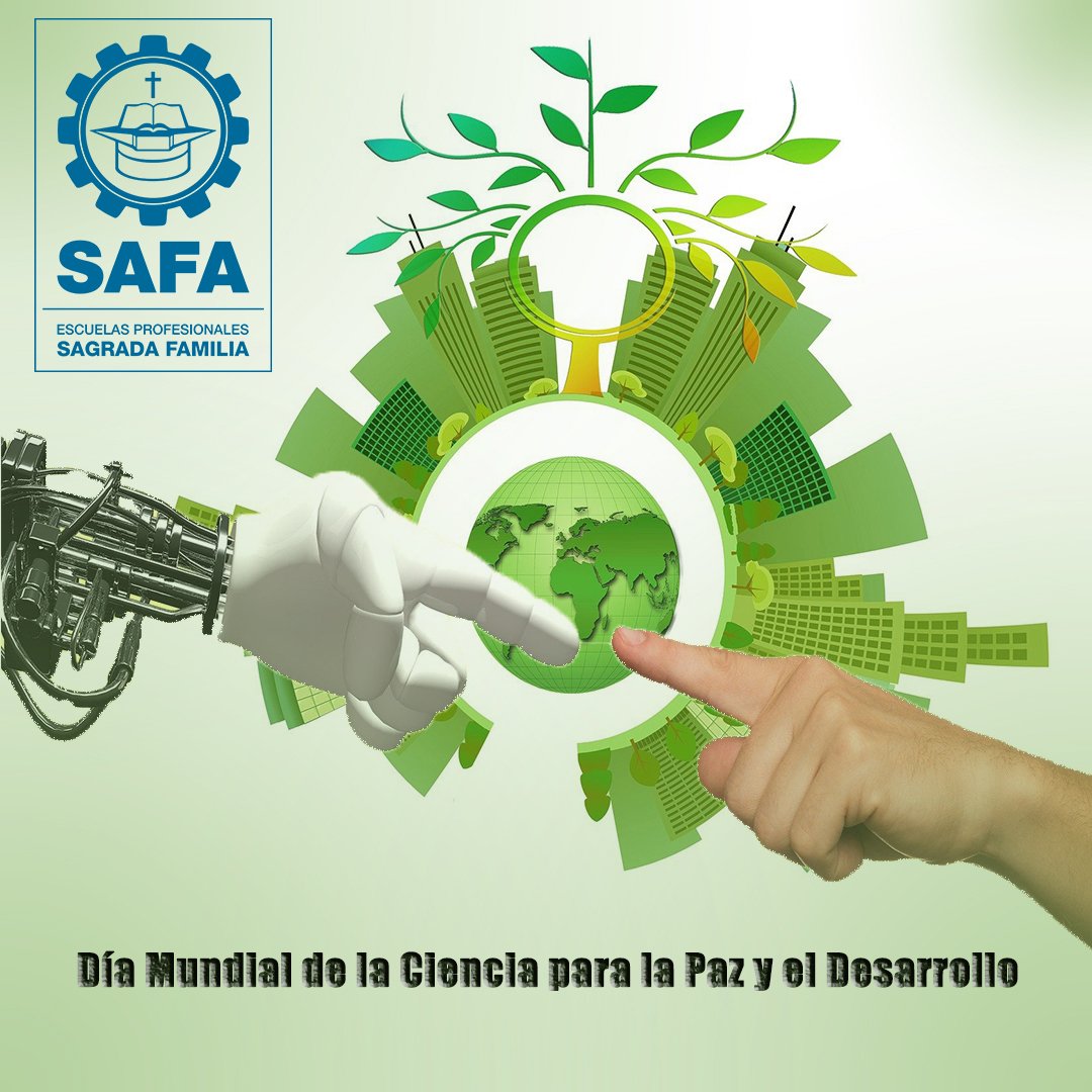 SAFASanLuis's tweet photo. Hoy es el #Día Mundial de la #Ciencia para la #Paz y el #Desarrollo. #YoconSAFA https://t.co/hBDbIxpFRv