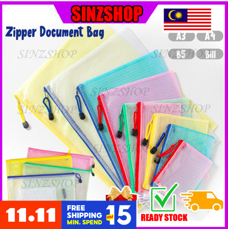 4. Zipper PouchOkay pouch ni serius membantu untuk korg yg self-employed. Simpan je resit dalam ni. Semua jenis transaction sumbat je dalam ni. Beli byk pun tkpe sbb tak sampai RM3 pun. Simpan alat tulis pun boleh! https://bit.ly/35fVRkn&nbsp;