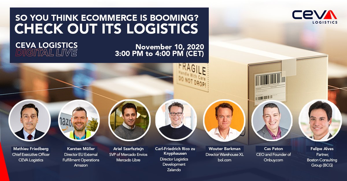 cevalogistics's tweet photo. Join us today at 3:00 PM CET at 💻 CEVA Logistics Digital Live! : https://t.co/jadF7XCLfA
See you soon!

#CEVADigitalLive #webcast #eCommerceLogistics https://t.co/FCEflEU3HS