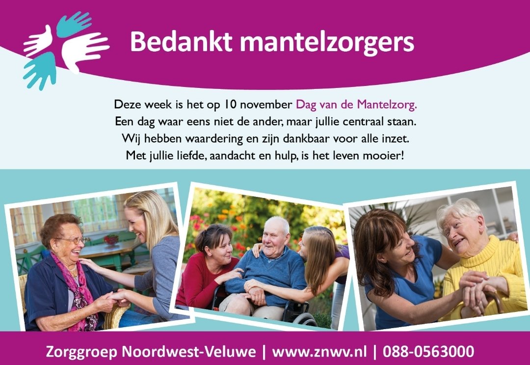 znwv's tweet photo. #dagvandemantelzorg https://t.co/EWl2dyLPvL