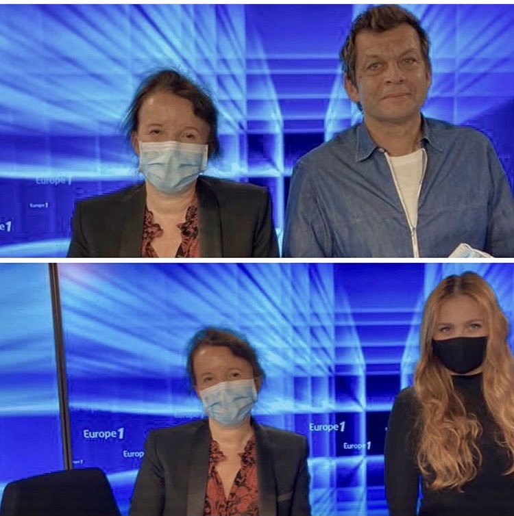 ClaireDutronc's tweet photo. De 11h à 12h30 sur @Europe1, retrouvez @anne_roumanoff avec #LaurentMariotte et #Seemone ! 👨🏻🍳🎤 #cafaitdubien https://t.co/HaPI23QKhh