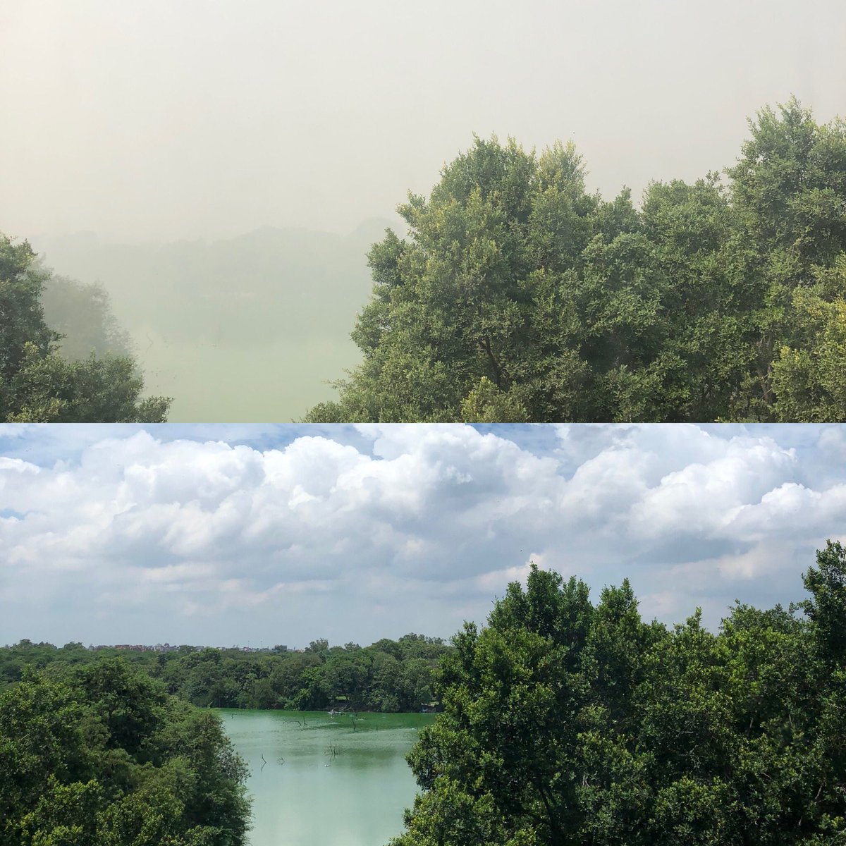 arunbothra's tweet photo. Delhi, two months apart. Same place...We deserve to be in lockdown.

Pic via @ayeshasood https://t.co/h7reVXg3HB