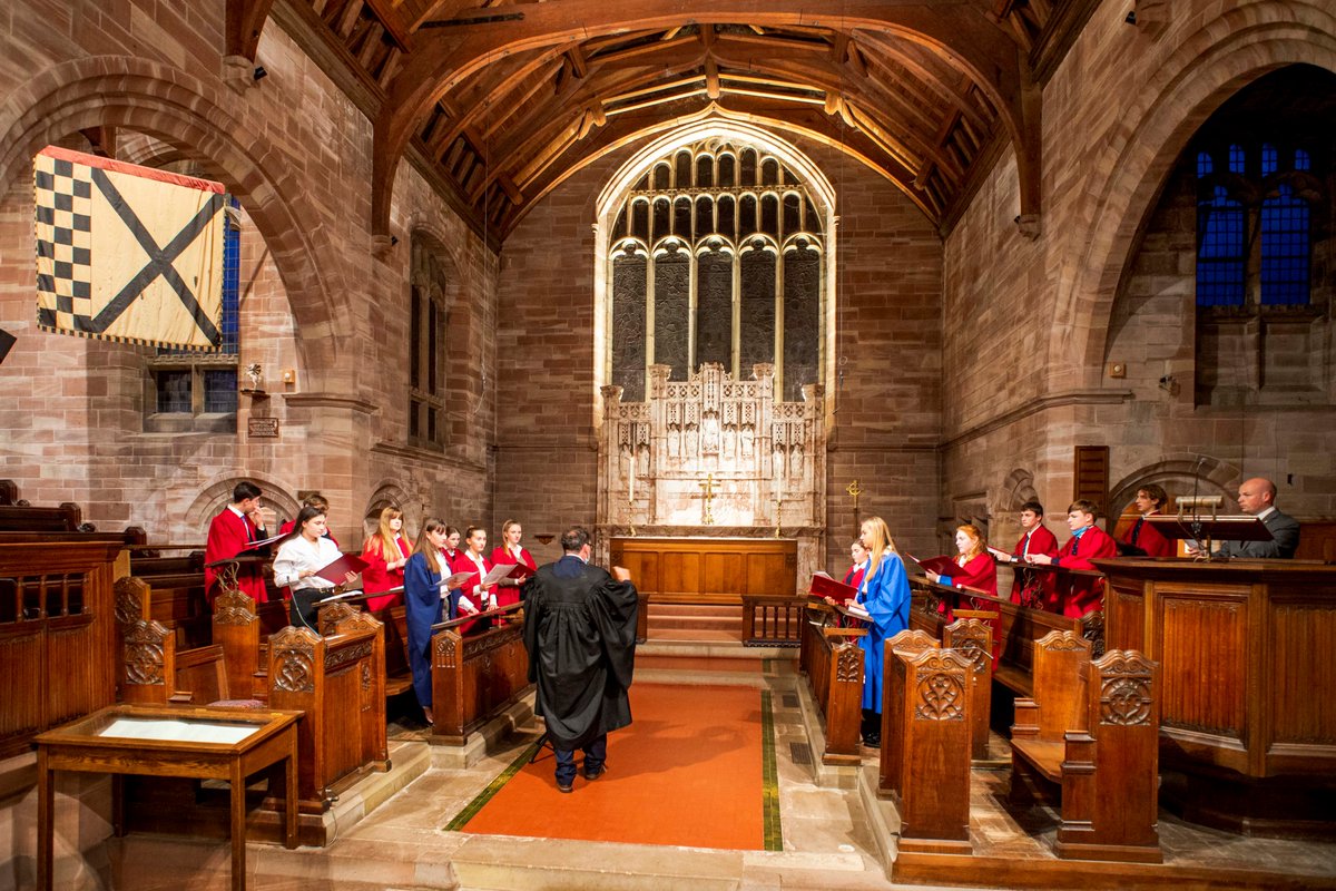 This week <a href="/SchoolArchives1/">School Archives and Records Association</a> is looking at #Schoolchapel for the #FromTheArchives project. Perfect timing as our Chapel looks particularly splendid with the newly installed lighting from <a href="/SedFoundation1/">Sedbergh School Foundation</a>
