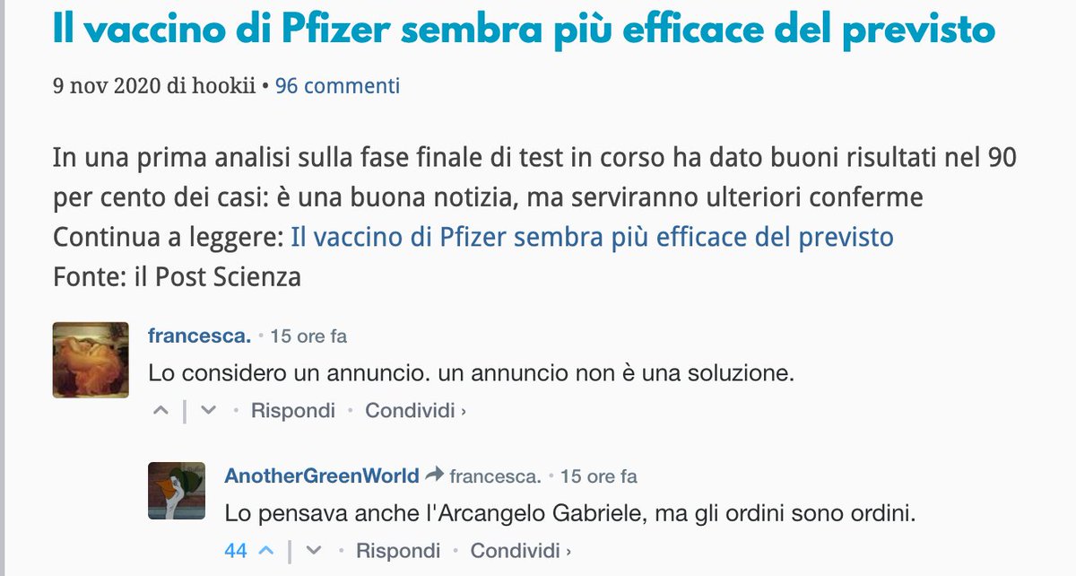 muccadoro's tweet photo. Annunciazio' Annunciazio'
#hookii
#vaccino #vaccinoCovid #Pfizer #covid19 https://t.co/78Q4CPM3Mi