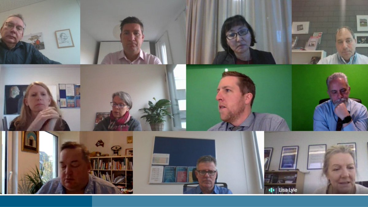 The final stage of our re-accreditation process kicked off with a virtual meeting of the NEASC team with ZIS leadership. The team has watched recordings of 70 classes in action and will meet people in all constituent groups and join some classes live online #ZISExperience