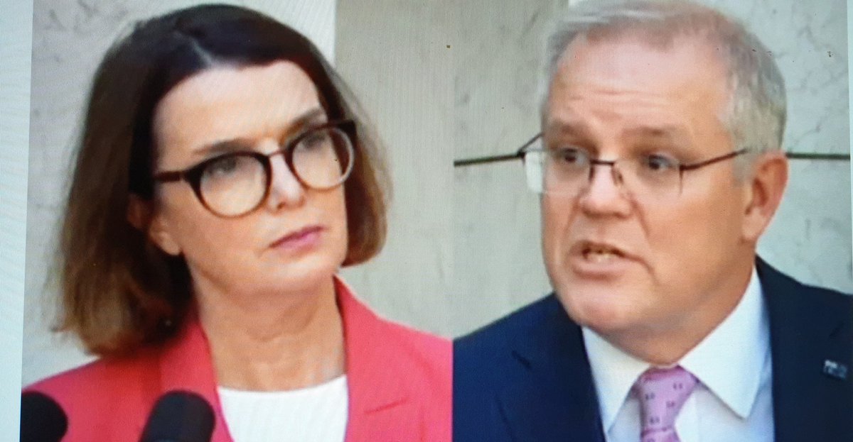 Medicayy's tweet image. Has it been anything going between #AnneRuston and #ScottyFromMarketing?
#ScottMorrison suddenly got very agitated and hot under his collar about a simple question from #PhilCoorey to Anne Ruston.

#auspol #bonkban