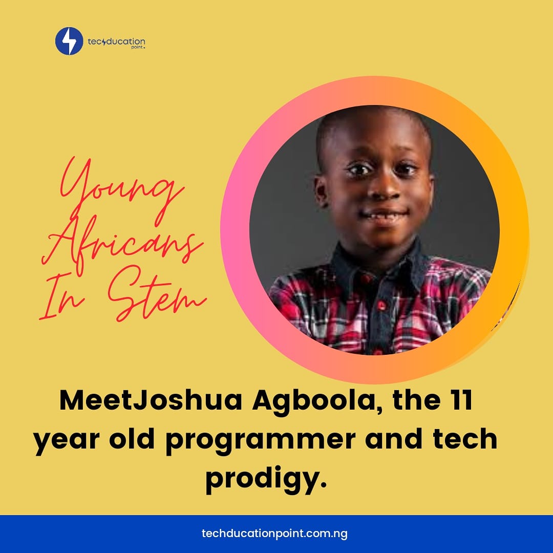 TechducationPT's tweet photo. On todays #YoungPeopleInTech series, it was a delight to listen to the story of @Joshfortech99, an 11 year old tech prodigy, Programmer and Techpreneur.

In this interview, we learnt about how he got started with tech and the factors that has aided him while on this journey. https://t.co/ojYhCxZ0My