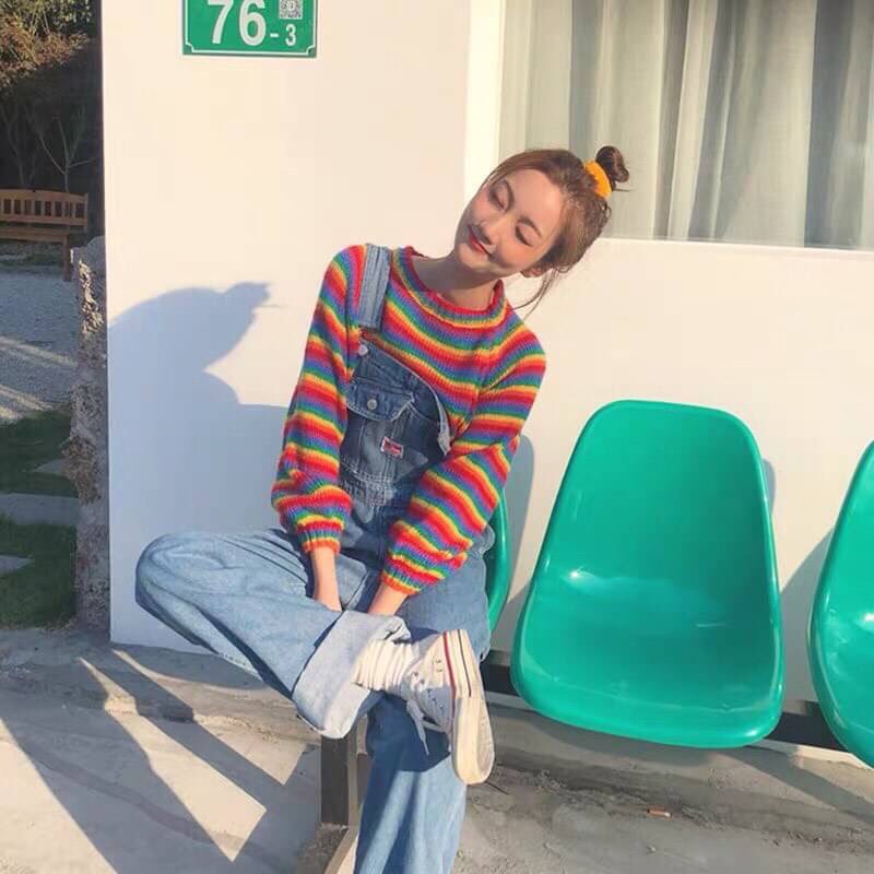 MmikkyS's tweet photo. Rainbow sweater crop top🌈
เสื้อไหมพรมแขนยาวถักลายขวางสีรุ้ง ทรงครอปแต่ไม่สั้นมากค่ะ น่ารักฝุดๆ😍
1สี ตามภาพ
อก42-56
ยาว20
รอบแขน14-20

250.-

สนใจสั่งซื้อสอบถาม
📬Line：@864xzvtj

#เสื้อผ้าน่ารักราคาเบาๆ #เสื้อผ้า #เสื้อไหมพรมแขนยาว #เสื้อไหมพรมสีรุ้ง #เสื้อสเ��ตเตอร์แขนยาว https://t.co/QxiUhR98Hr