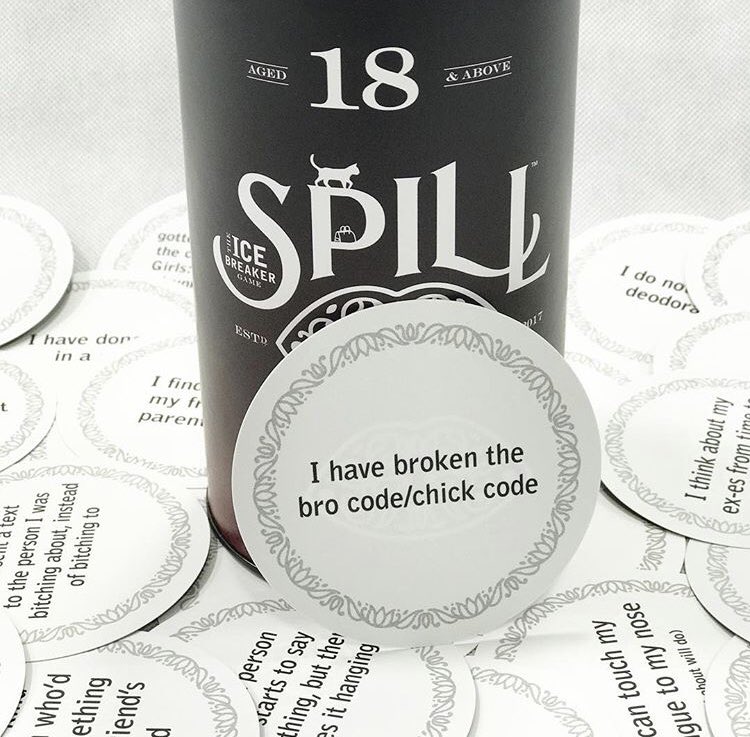BincaGames's tweet photo. Warning! This is NOT blood. This is also not a planned shot.

What this is, is a broken or SPILLed bottle of wine that just so happened to be next to a bottle of our drunken-get-to-know-your-friends party game of, yes, SPILL! #partygame #drinkinggame #tabletopgames #partygames https://t.co/oIa3Ifl03E