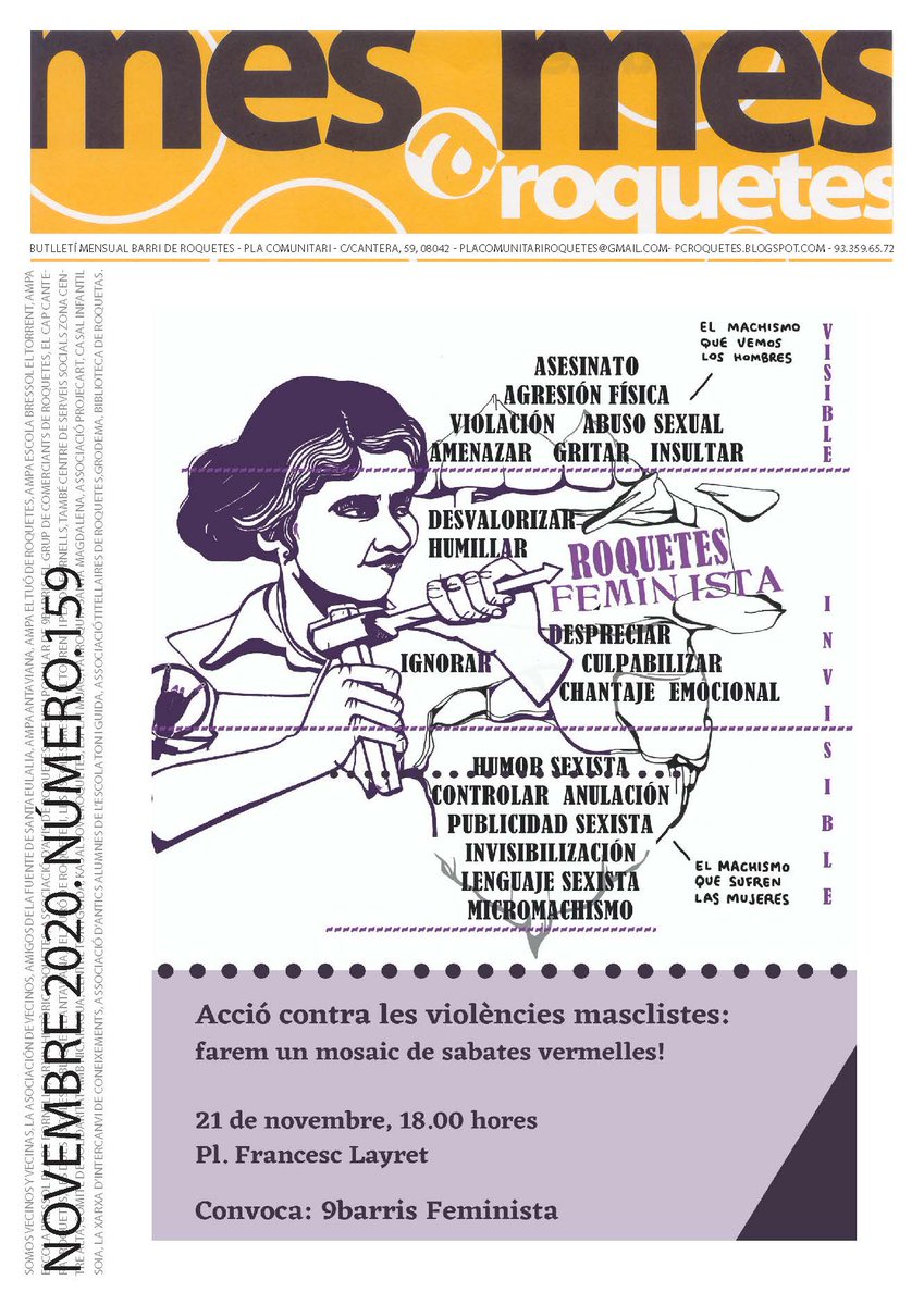 pcroquetes's tweet photo. Us compartim el butlletí #MESaMES de novembre, amb noves iniciatives i reivindicacions col·lectives. Bona lectura i no oblideu compartir-ho a través de les vostres xarxes socials! https://t.co/iu76kIdAK5