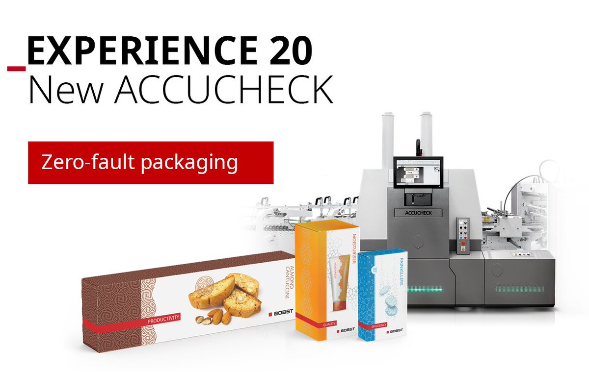 BOBSTglobal's tweet photo. Did you miss our webinar on the New ACCUCHECK?
Don’t be left behind: hear from our industry experts how quality and consistency are enabling a zero-fault reality.
Check out the webinar now: https://t.co/pLbVEuYQQL #leadinginnovation #foldergluer https://t.co/p62hBSQU5v