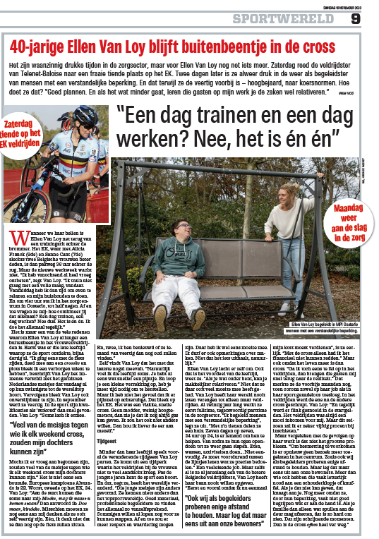 (1/2) Twee straffe madammen in het nieuws vandaag 😎 <a href="/Ellenvanloy/">Ellen Van Loy</a> @sportwereld_be  

nieuwsblad.be/cnt/dmf2020110…
