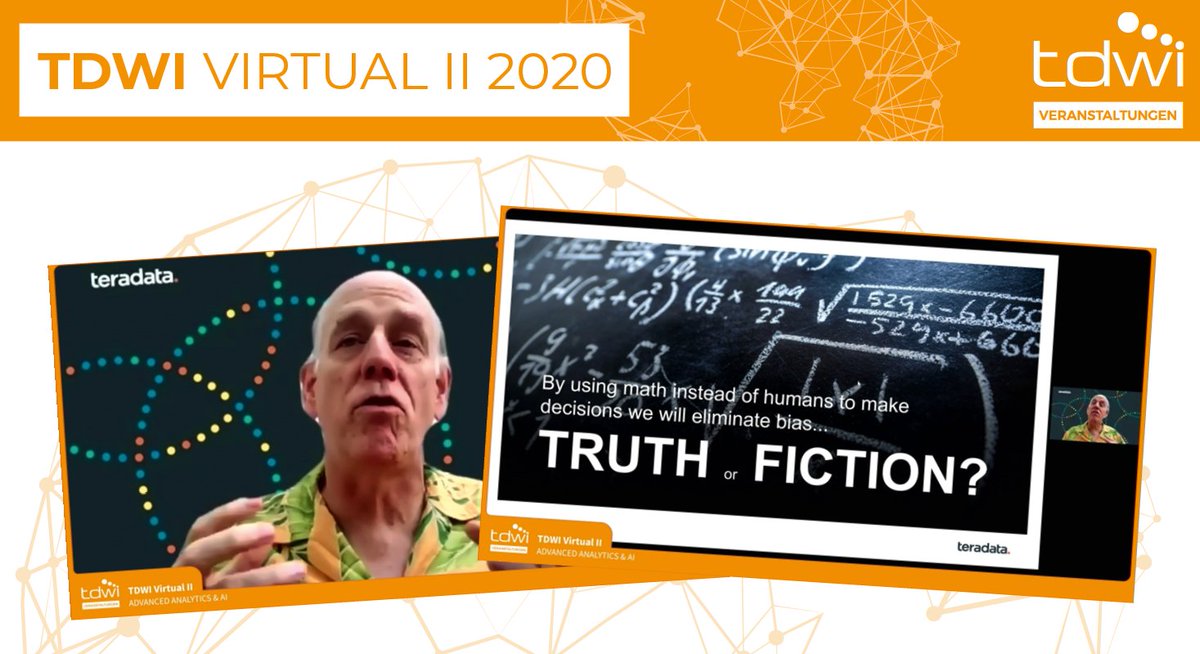 TDWI_EU's tweet photo. Mit der Keynote von Stephen Brobst (@Teradata ) starten wir in den dritten & letzten Termin der TDWI Virtual II! Heute dreht sich alles um: "Working in the data-driven company".
Wir wünschen viel Spaß & Erfolg! #TDWIvirtual https://t.co/4o63Q6rivt