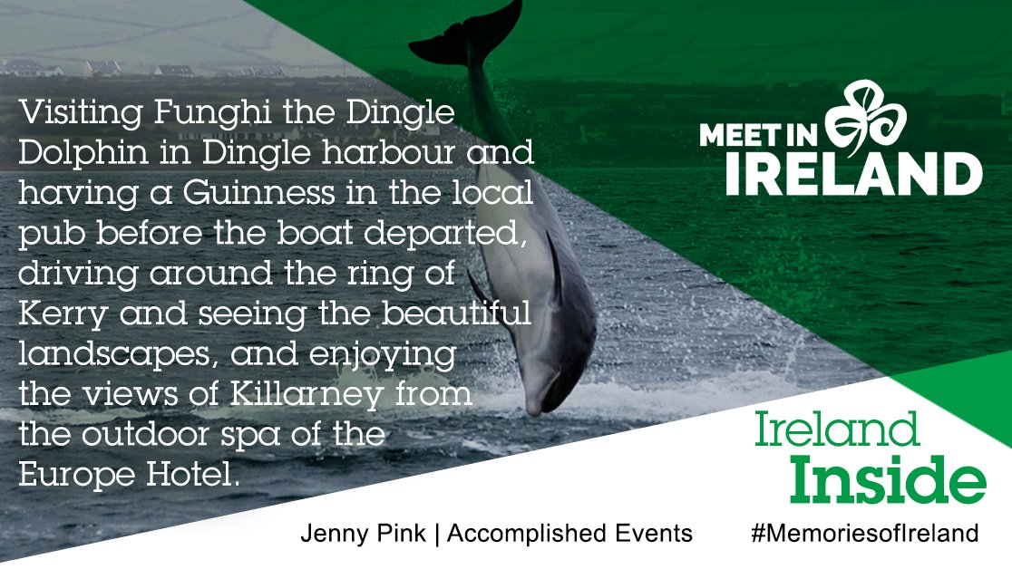 MeetInIreland's tweet image. The Kingdom of Kerry @KCBKerry offers once in a lifetime experiences as part of unique incentive programmes. Thank you to Jenny Pink from @AccomplishedLtd for sharing her #MemoriesofIreland. We cannot wait to welcome you back when the time is right! #IrelandInside #UKEventprofs.