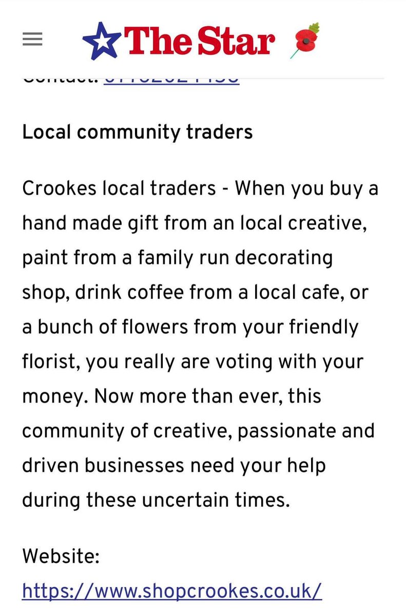 SmallStuff_UK's tweet photo. Thank you to @SheffieldStar for featuring my collaborative, community project to drive people to our #localhighstreet https://t.co/WiMcd9kUm0 #shoplocal #openusup https://t.co/b8bzKPpO3b