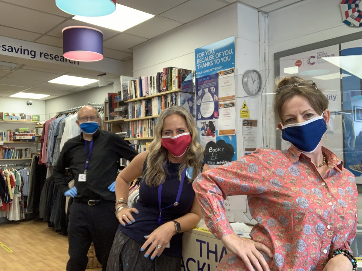When you visit our shops, please wear a face covering*, be aware of social distancing measures in place, and be kind to staff, volunteers, and other customers. Thank you. #ShopSafeShopKind 

*exemptions apply
📷 <a href="/CRUK_Blackheath/">CRUK Blackheath shop</a>
