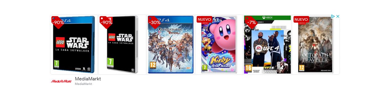 JuanBucanan's tweet photo. RT 

¿Queréis ver cómo funciona el black friday?🤬
Se usan anuncios engañosos y fraudulentos para captar a posibles clientes y se aumenta el precio un 1000%.

@MediaMarkt_es @MediaMarktGames se te ve el plumero

#BlackFriday #BlackFraude #Videojuegos #Lego #Starwars #LegoStarWars https://t.co/2ym6dzOvrP