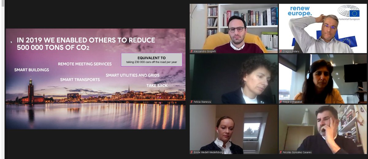 Gabriel_Daia's tweet photo. Proud to see two fellow 🇷🇴 Romanians leading the work on #GreenDigitalRecovery at EU level! #Sustainability and #EUGreenDeal need a collective effort across 🇪🇺 and sectors in order to be successful @dragos_pislaru (@RenewEurope) &amp; Felicia Stanescu (@DSMeu) ♻️📶💻📱 https://t.co/mDFdVTxktw