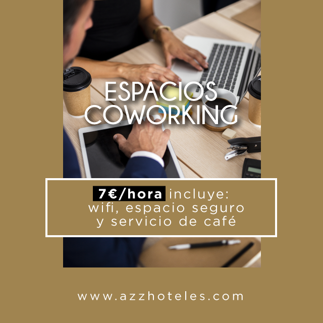¡Tu espacio de trabajo 100% seguro!

Por horas y con todo lo que necesitas:

📶 WIFI
💻 Espacio seguro
☕ Servicio de café

Reserva ya en <a href="/ValenciaCongres/">Valencia Congress</a> y <a href="/HotelTactica/">Hotel Táctica</a> 

#teletrabajo #espaciosseguros #covidfree #coworking #formaciones #Azzhoteles #Azz #HotelesParaVolver
