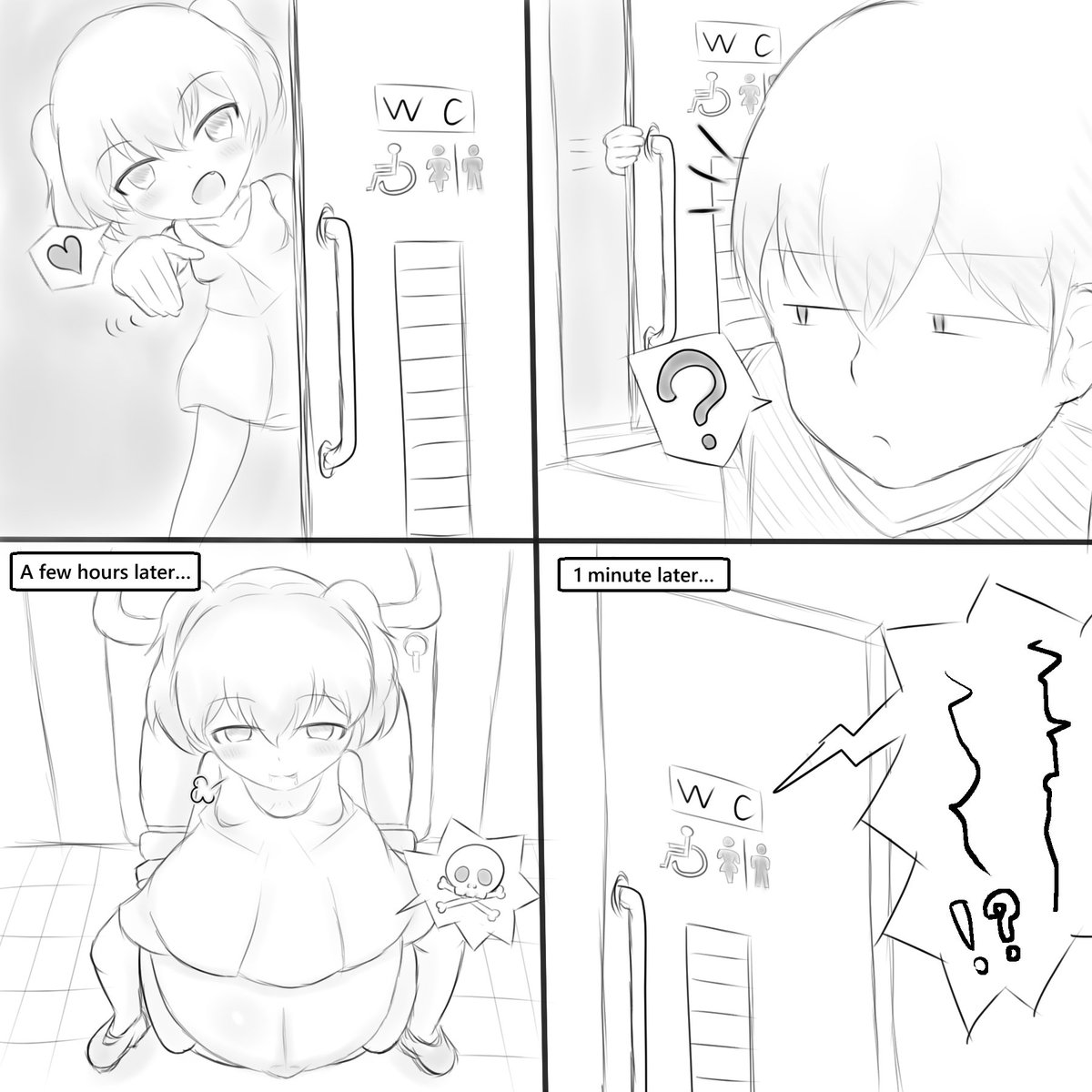 誘いに乗ったらおしまい🙄
多目的トイレって密室で証拠隠滅も簡単なので合理的な隠れ家だと思いませんか…? 