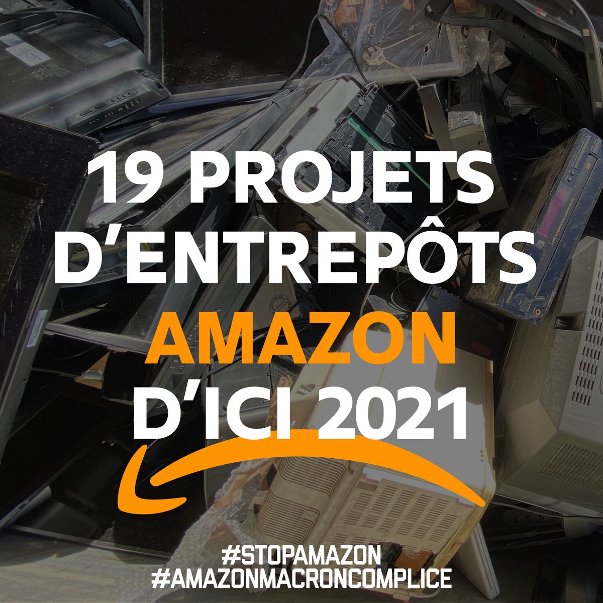 ANV_XR_Nice's tweet photo. Eh @EmmanuelMacron, stoppons cette folie des colis fichés (colifichets 😱😱) #StopAmazon #AmazonMacronComplice #TousContreMacronJour43 https://t.co/JIeImcZM9U