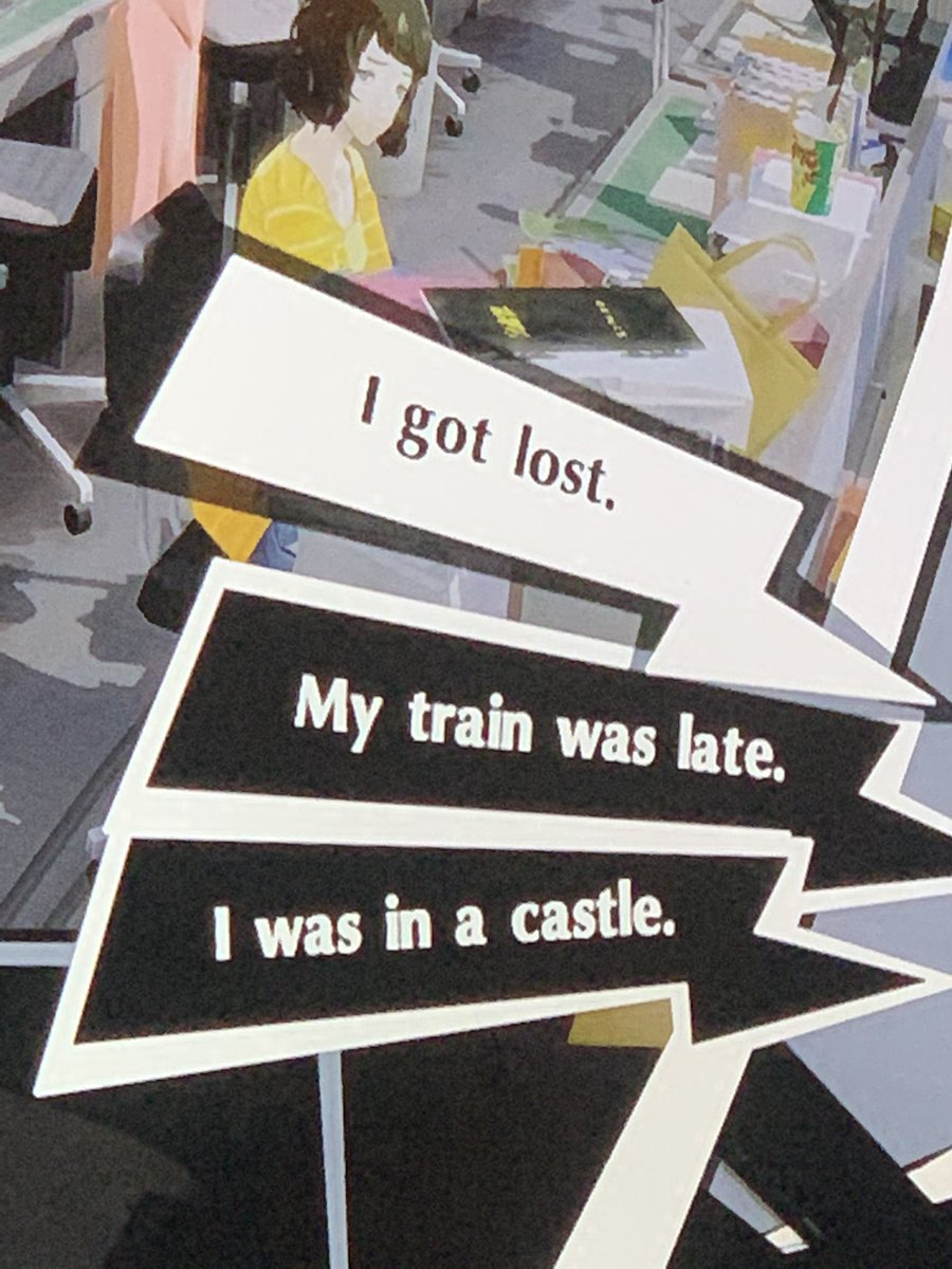 Ah yes. I was in a castle. That’s the only logical answer to this question... 😌