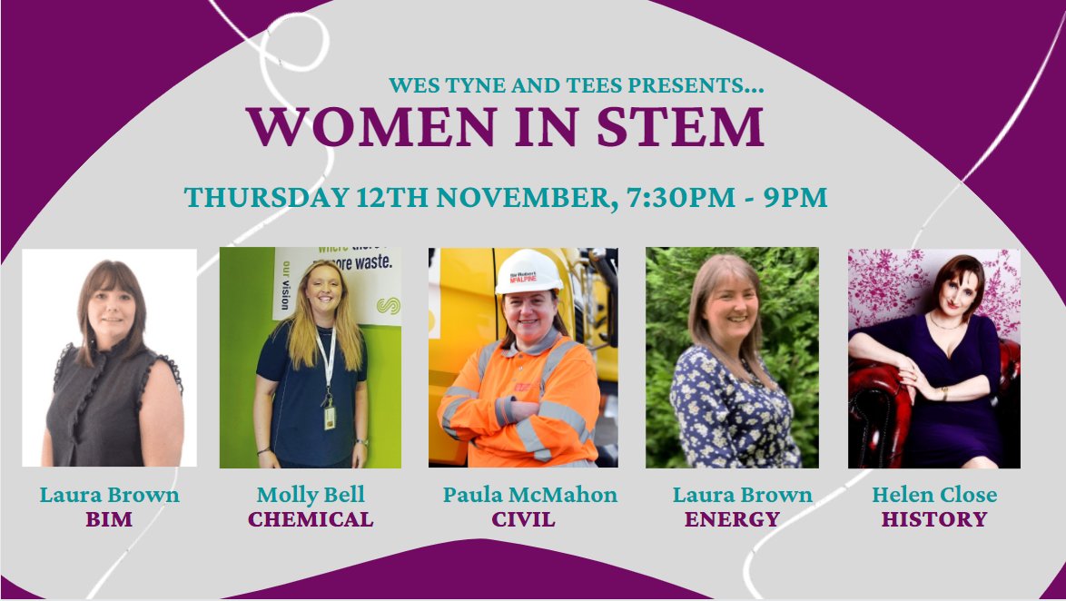 Don't miss our Women in STEM event THIS THURSDAY 7:30 - 9PM... With some AMAZING guest panellists @PMcCivilEng @L_Brown_ - register here register.gotowebinar.com/register/15115… #womeninstem #womensengineeringsociety