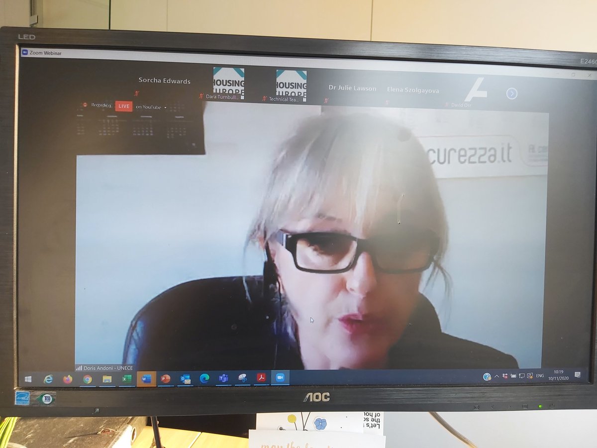 sorcha_edwards's tweet photo. .@DorisAndoni @UNECEHLM kicks of #housing2030 conference today. Reminding that the #genevacharter on #sustainablehousing provides the strong basis for #housing2030 work providing policy makers with the tools to shape inclusive, resilient #housingsystems https://t.co/4OoA5cnfVU
