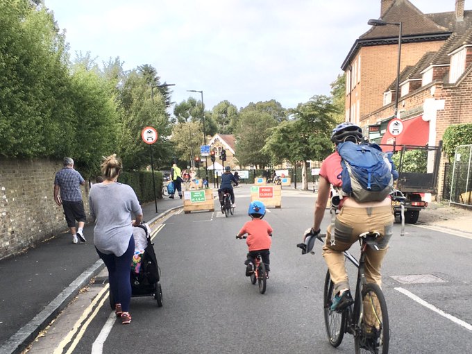 Safer streets enable people to walk and cycle more often. Enabling safe active travel is one of the objectives of the Streetspace programme, along with giving more space to pedestrians and cyclists.
