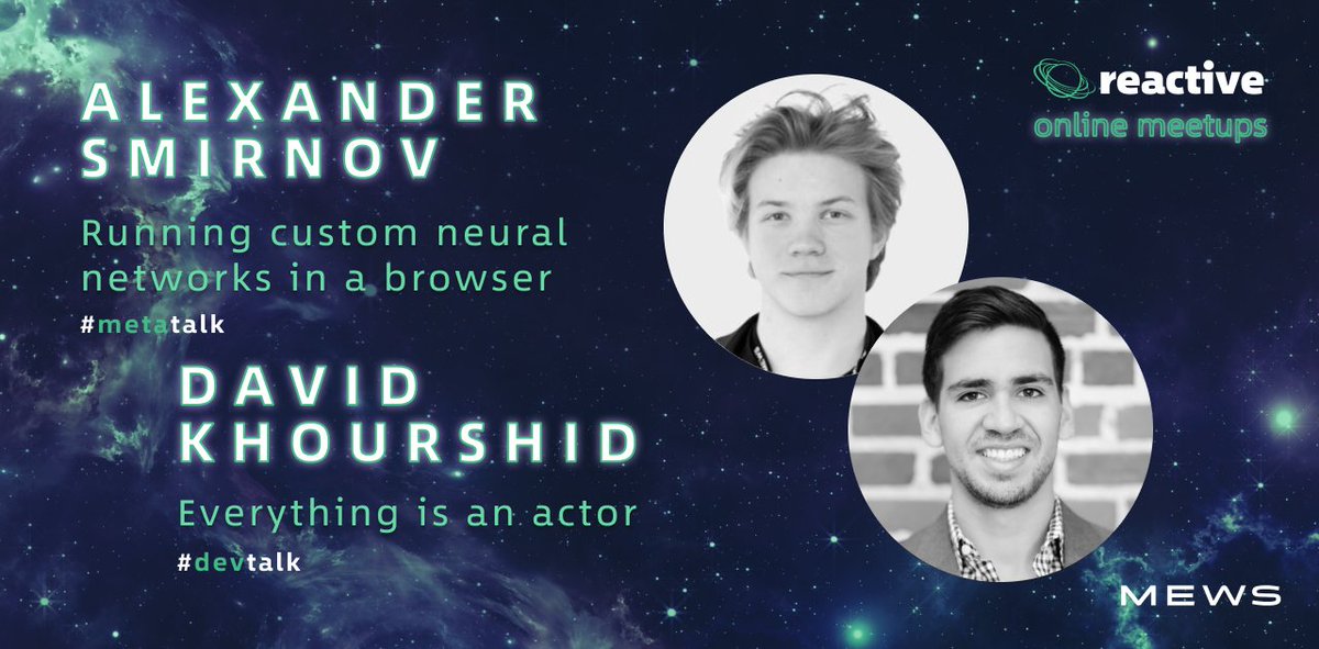 ReactiveMeetups (@reactivemeetups) on Twitter photo How to Design Complex Async Apps?
TODAY is the day when you will definitely find out! Our speakers Alexander Smirnov and @Davidkpiano are ready to share their skills!
Link to connect 👉bit.ly/join_the_webin…
We are going to be ready for you via Zoom Video Webinar at 6.55 pm CET How to Design Complex Async Apps?
TODAY is the day when you will definitely find out! Our speakers Alexander Smirnov and @Davidkpiano are ready to share their skills!
Link to connect 👉bit.ly/join_the_webin…
We are going to be ready for you via Zoom Video Webinar at 6.55 pm CET