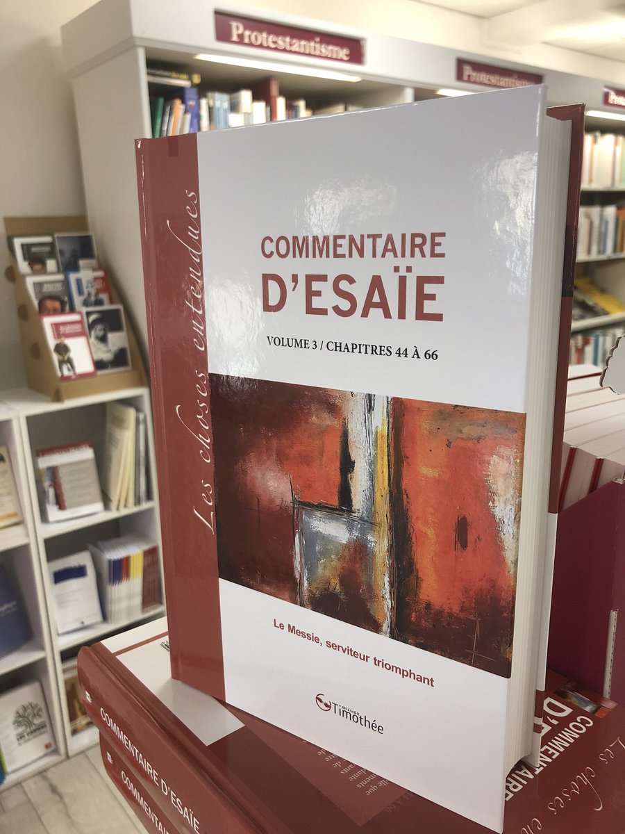LibrairieCalvin's tweet photo. Le très attendu vol. 3 du Commentaire d’Ésaïe de la Mission Timothée (@MissionTimothee) est disponible !

Vous pouvez le commander ici :

https://t.co/WeogM2ikrr https://t.co/uXsnTokz01