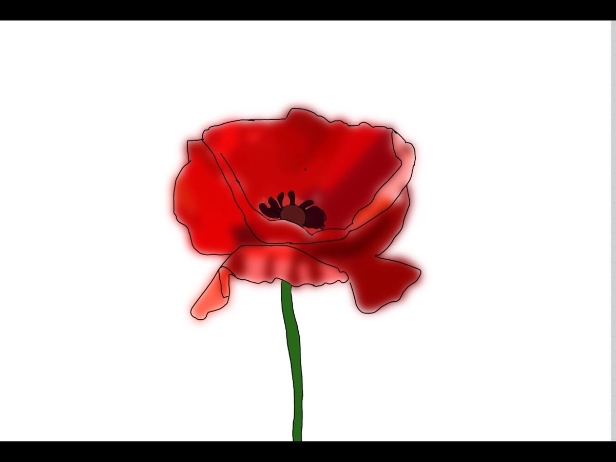 WellfieldMiddle's tweet photo. Personal favourite from Carley, great efforts by all in the poppy challenge! Well done 8A. #DigitalPoppyChallenge #AppleEduChat #ADE2020 #EveryonecanCreate @MrsHilltoutArt https://t.co/oOPwonHKoI