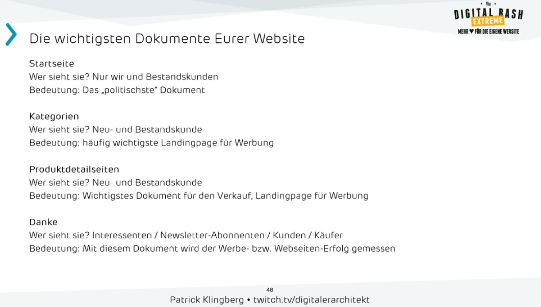 digital_bash's tweet photo. Weißt du, was die wichtigsten Dokumente auf deiner Website sind? Und wer sieht sie wirklich? Patrick Klingberg wirft die Frage auf und nennt vier wichtige Bereiche.
#digitalbash20 #SEO #Website https://t.co/Fje7ltzKLe