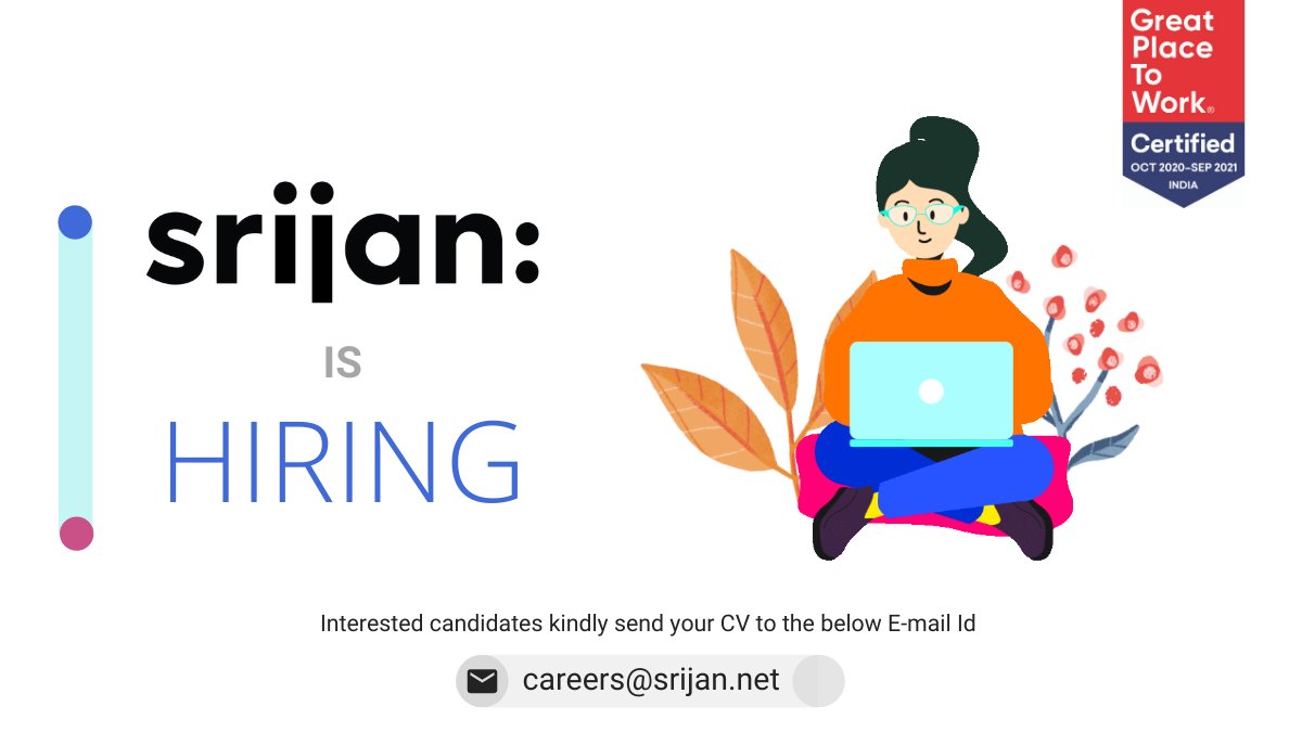Srijan's tweet image. We are hiring Senior #APIDevelopers! Got experience in building secure and scalable API solutions? Then this is an exciting opportunity for you. Find more about this opportunity at Srijan: hubs.ly/H0zzZ3h0 or send your CV to careers@srijan.net
#hiring #developerjob