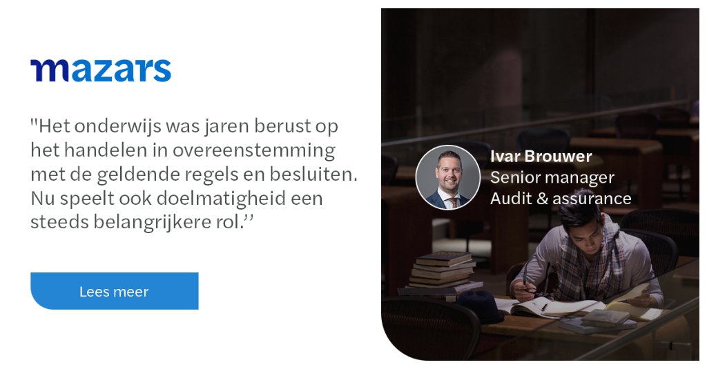 ForvisMazarsNL's tweet photo. Het creëren van waarde voor de maatschappij met het onderwijs dat wordt gegeven, staat steeds meer centraal. Hierover gingen wij in gesprek met de Onderwijsinspectie, voortgezet onderwijs, primair onderwijs, hoge scholen en externe sprekers. Bekijk ook: https://t.co/yrCcMVrU22 https://t.co/9V5sczLMmL