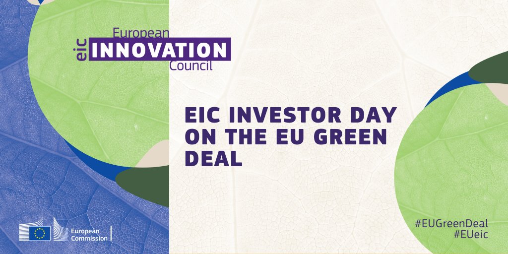 EUeic's tweet photo. The #EUeic Investor Day on the #EUGreenDeal it's🔛 ! 

🚀 We kicked off the day with 36 #SMEs and more than 40 investors focusing their discussions on the way to a #climateneutralEU by 2050! 🇪🇺

Learn more about the event here 👉🏻 https://t.co/1oeU2sA7Lo

#eicAccelerator https://t.co/spdkDssYn8