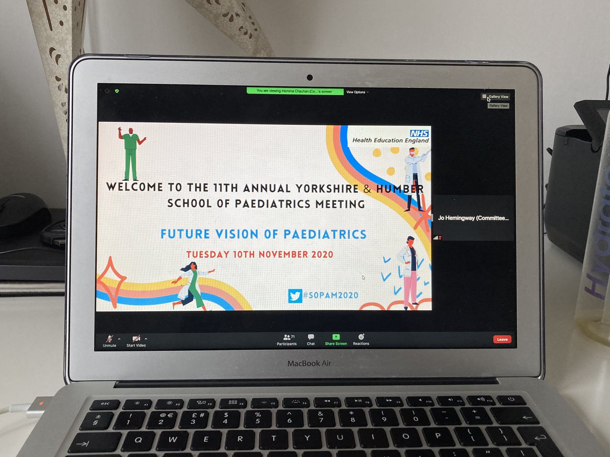 andybrookes87's tweet photo. Slightly different Y&amp;H Paediatric School meeting this year but I am sure it will be as good as ever. Well done Jo Hemmingway &amp; @ReenaBasu2 for putting it together in such testing times! @LCH_JDF #SOPAM2020 https://t.co/9zGxRtmAPe