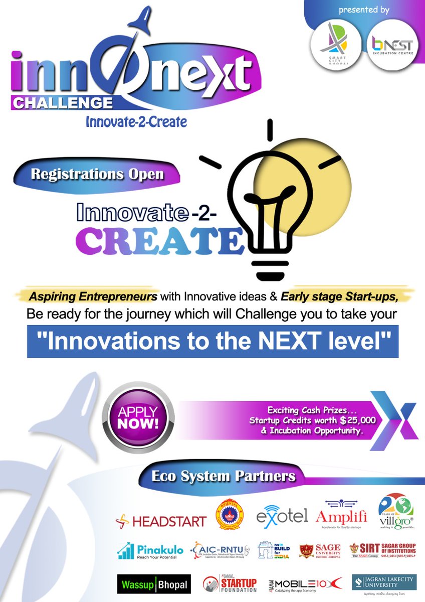 DevelopmentEdc's tweet photo. Take the next step in your entrepreneurial journey. Apply now for
@bnestbpl Innonext challenge to take your innovation to next level.
https://t.co/od0MciInjq
For more Information, contact @bnestbpl
#Innonext2020 #Innovate2create
@bnestbpl https://t.co/WPtpoTUFKE