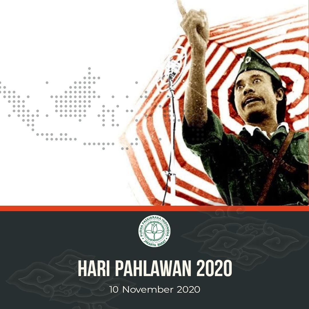 Selamat Hari Pahlawan!

Mari teruskan perjuangan para pahlawan yang telah mempertaruhkan nyawa demi Indonesia. Mari ambil peran masing-masing untuk menjadi pahlawan, tetap jaga jarak dan pakai maskermu! Semangat

#HariPahlawan2020
#Paskibraka