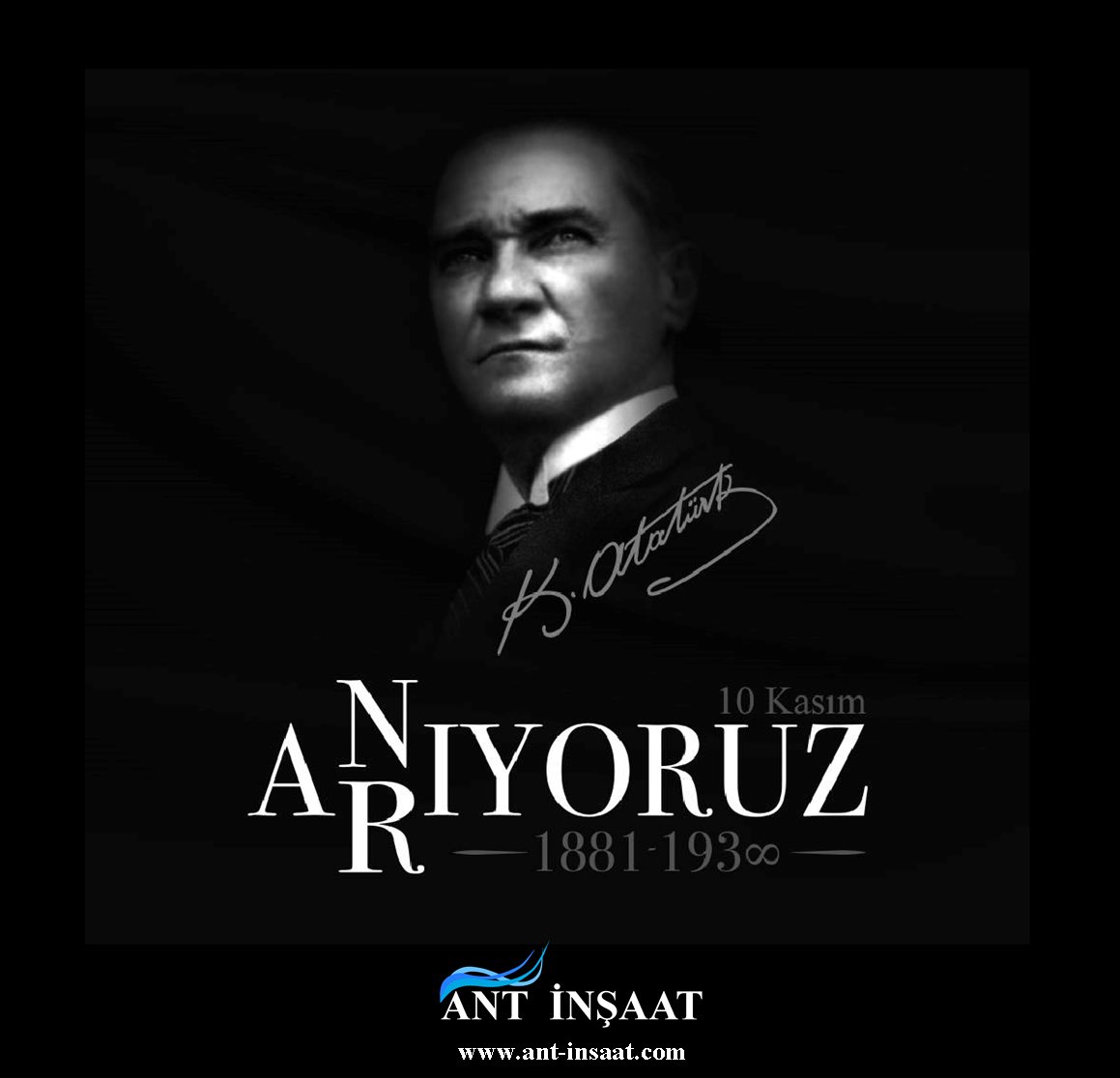 82 yıl önce bugün saat 09:05'te Türkiye ışığını kaybetti. Sadece Türkiye değil, bütün dünya büyük bir saygı ve sevgi ile bugün Ata'nın aramızdan ayrılışına yas tutuyor. Ulu Önder Mustafa Kemal Atatürk'ü saygı, sevgi ve minnetle anıyor, onun izinde ilerliyoruz.