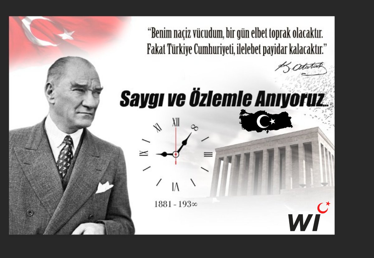 Saygı ve Özlemle Anıyoruz..
#10Kasim1938