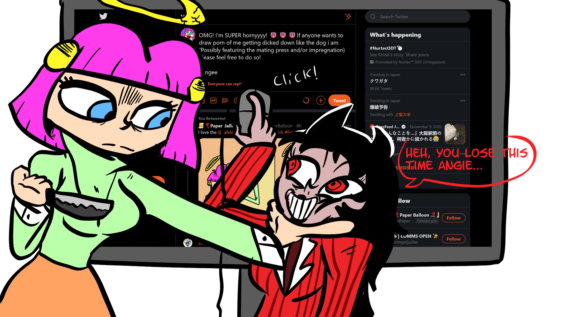 Lewd images made Safe (complete) on X: We are so sorry for this tweet,  Debbie snuck in under our noses. Punishment has been issued. -Angie  t.coNVcN6LMCs7  X