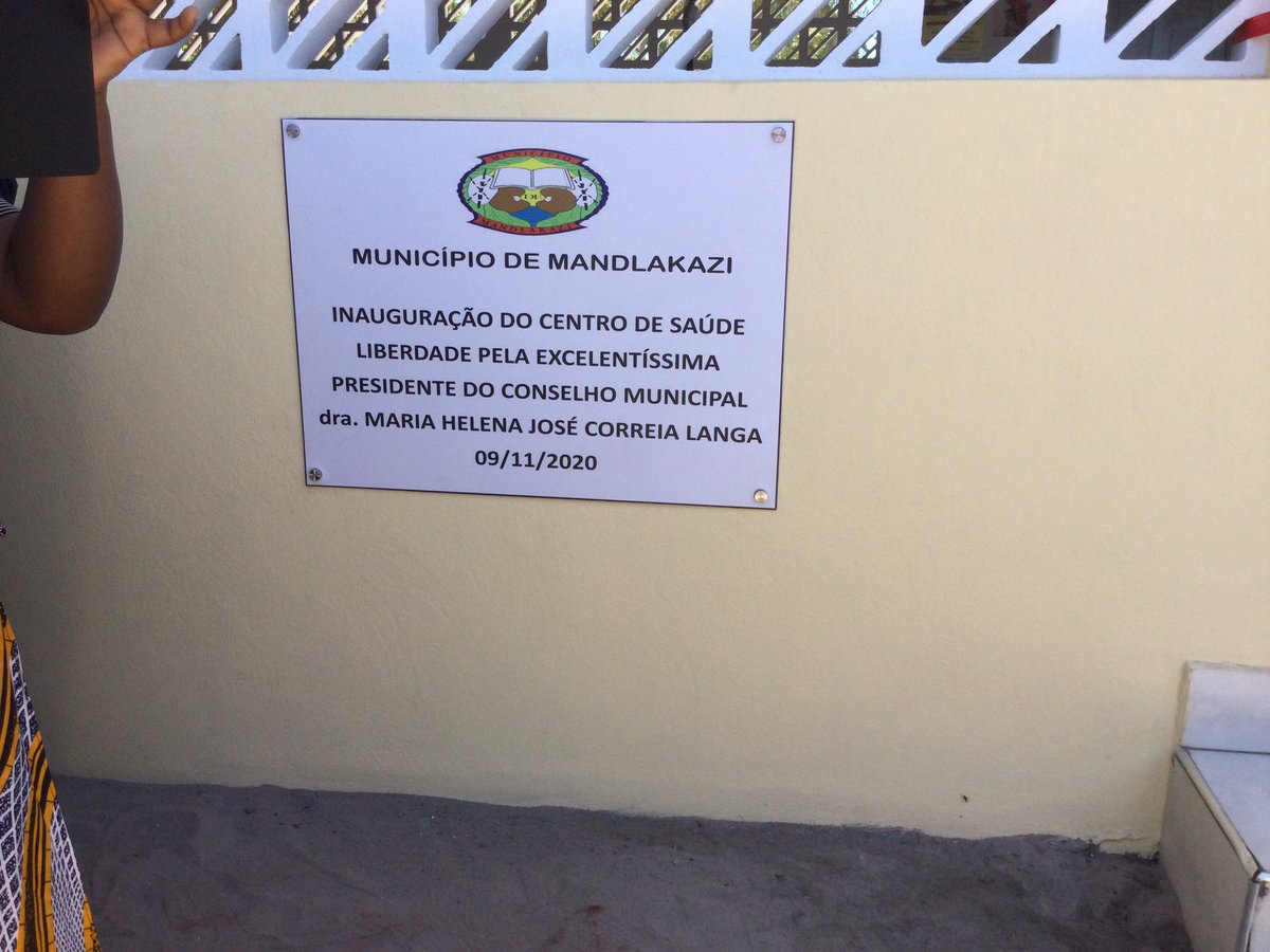 MARHELELANGA's tweet photo. Inaugurado Centro De Saúde centro Liberdade no Município de Mandlakazi https://t.co/mcwFDRI5cW
