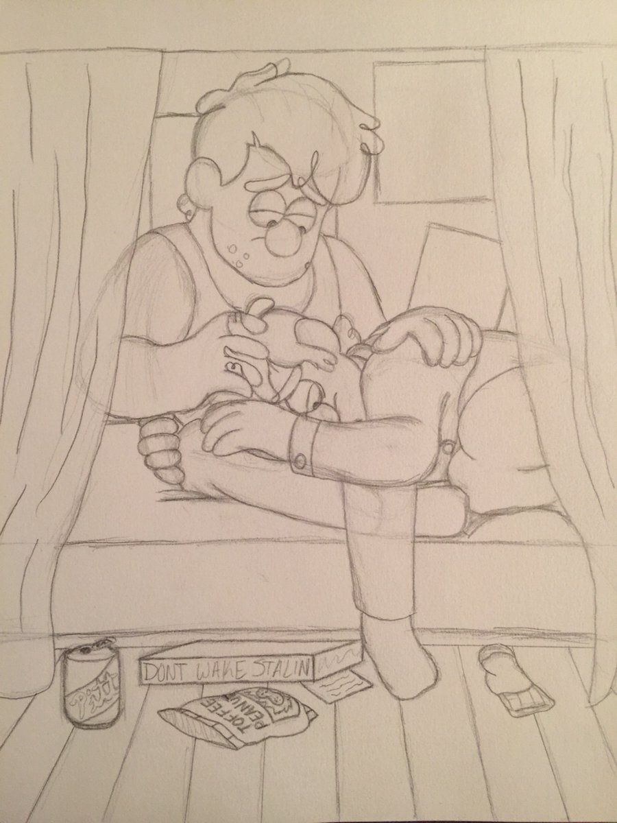 AlexTWDgf01's tweet photo. #stanleypines #stanfordpines #GravityFalls #stantwins #platonic
Nightmares suck, man. https://t.co/0r6x0LkEnl