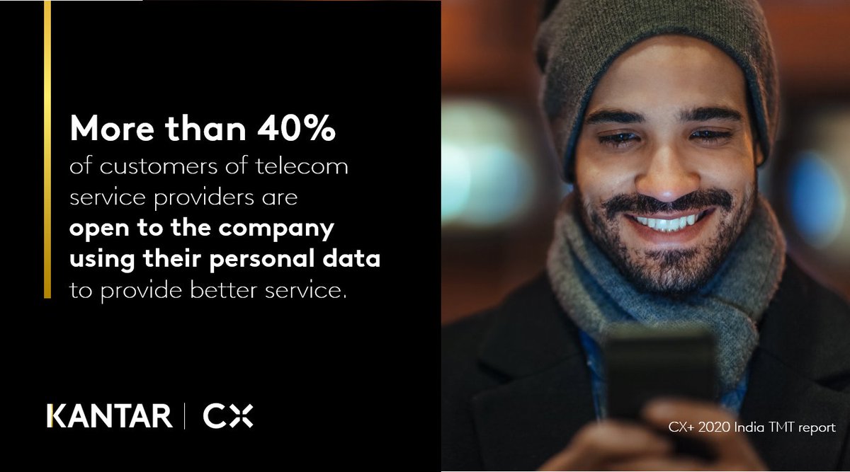 KantarIndia's tweet image. Consumers are changing the way they engage with brands, and marketers need to adapt by making consumer-centric, data-driven decisions. Download our #CXPlus India 2020 report to find out how a winning #CX strategy can win brand loyalty. bit.ly/CXIndiaTMT 
#TelecomNetwork